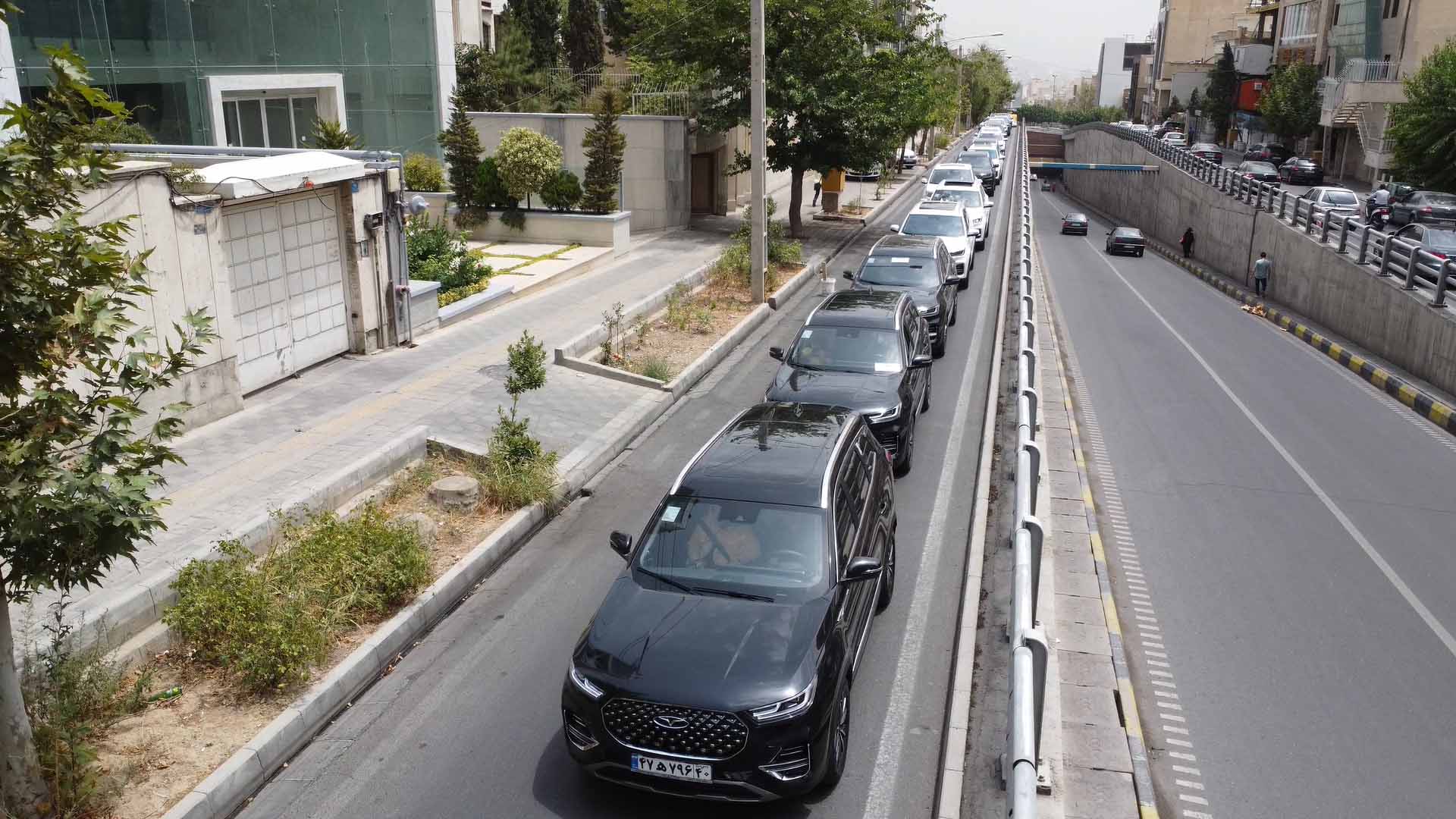 اولین گردهمایی خودروی تیگو 8 پرو در تهران + عکس