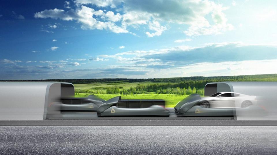 تکنولوژی جدید حمل و نقل داخل شهری با سرعت 300 کیلومتر + فیلم