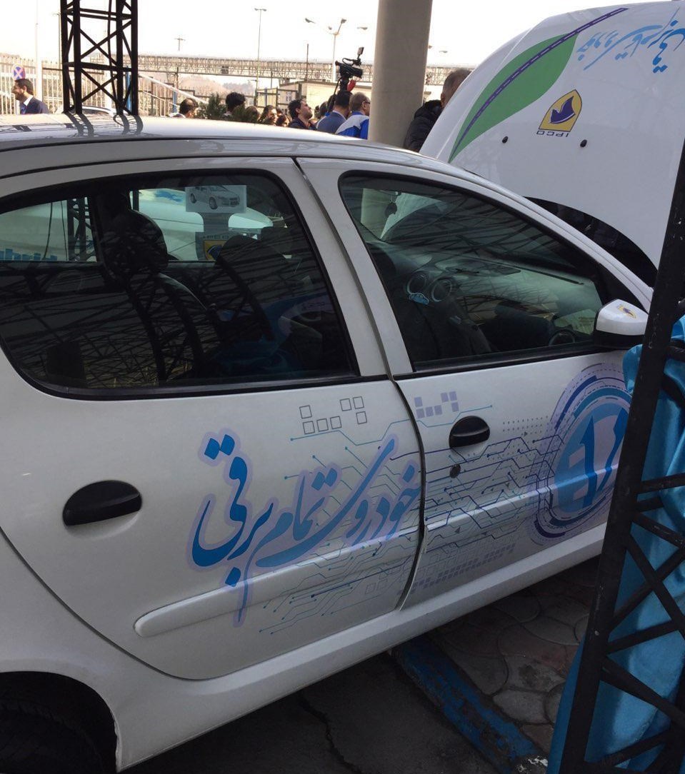 اولین خودروی تمام برقی ایرانی