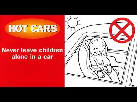 هرساله 37 کودک بر اثر گرمای داخل اتومبیل می میرند