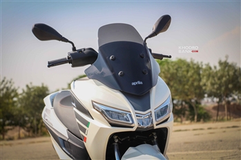 فیلم تست و بررسی موتورسیکلت SXR160 جدیدترین اسکوتر آپریلیا در بازار ایران - 21