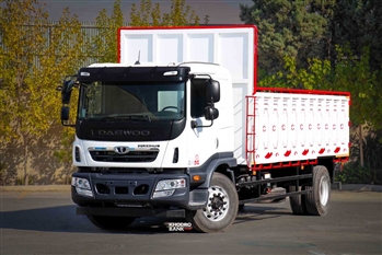 بررسی کامیون باری 18 تن باری دوو مدل Doosan با کاربری باری چوبی - 9