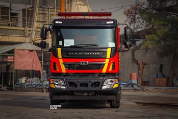 نگاهی به کامیون باری 18 تن باری دوو مدل Doosan با کاربری آتش نشانی + عکس - 9