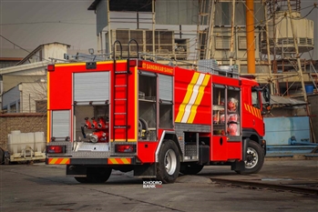 نگاهی به کامیون باری 18 تن باری دوو مدل Doosan با کاربری آتش نشانی + عکس - 1