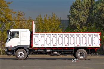 بررسی کامیون باری 18 تن باری دوو مدل Doosan با کاربری باری چوبی - 16