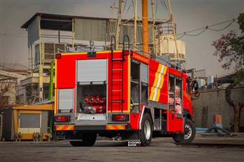 نگاهی به کامیون باری 18 تن باری دوو مدل Doosan با کاربری آتش نشانی + عکس - 2