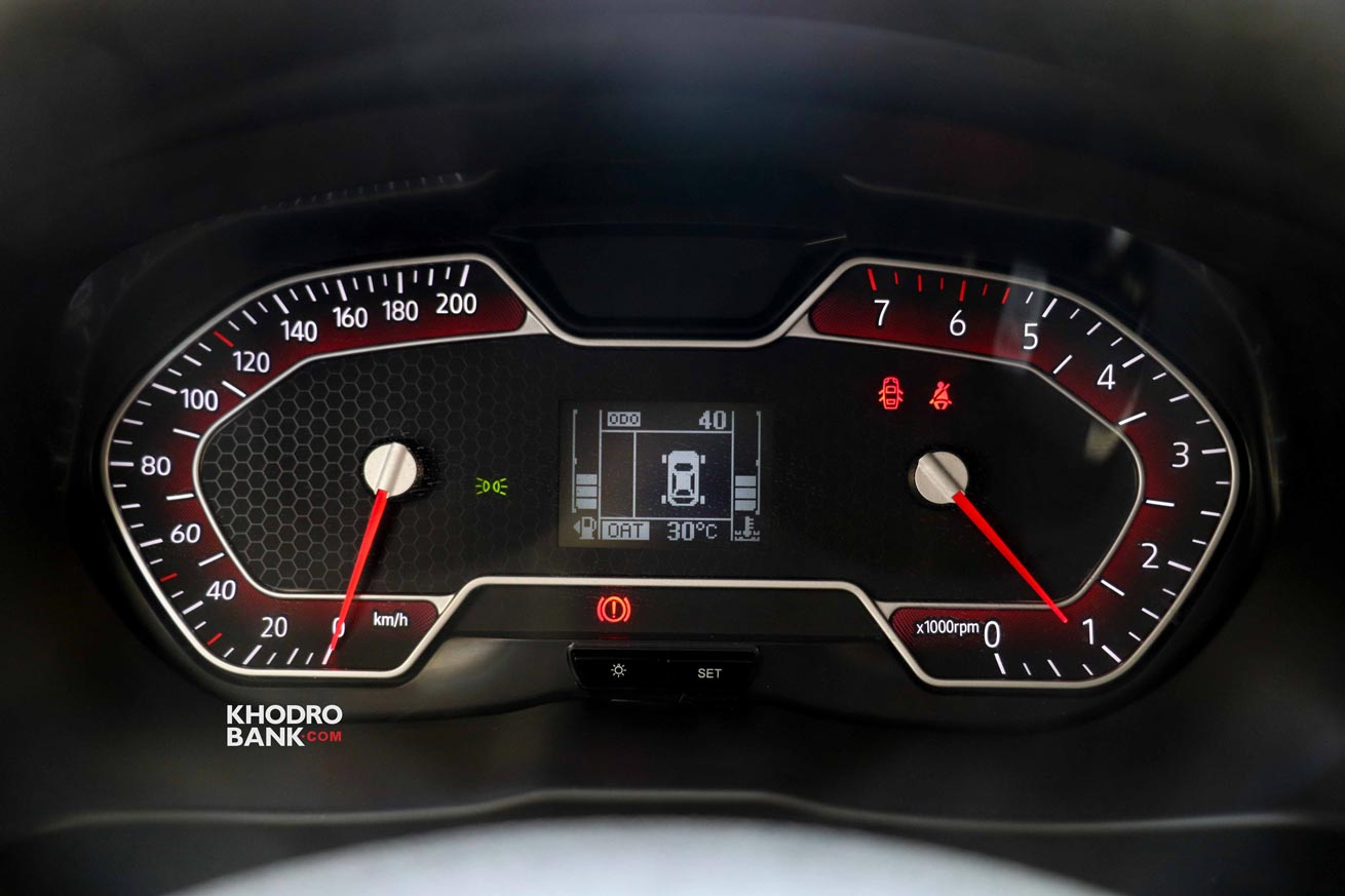 عکس سرعت سنج و کلاستر خودرو اطلس سایپا