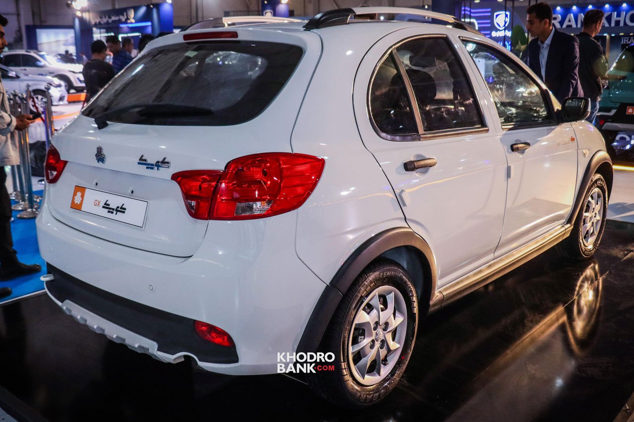 نمای سه رخ کوییک GX از عقب