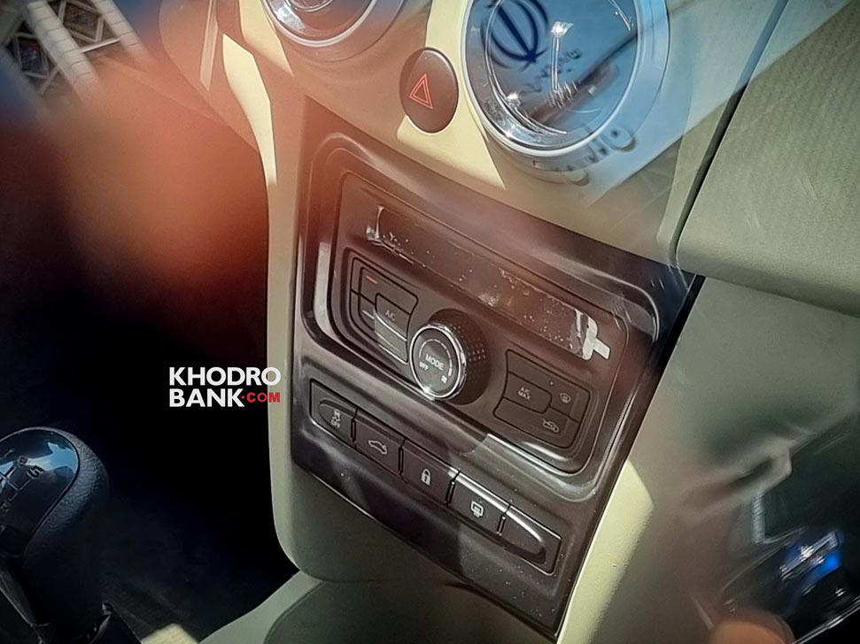 تصویر تنظیمات سیستم تهویه مطبوع سایپا سهند