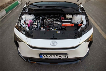 عکس از موتور تمام الکتریکی خودرو تویوتا BZ4X