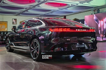 تصویر نمای ظاهری خودرو وویا پشن از زاویه سه رخ عقب چپ