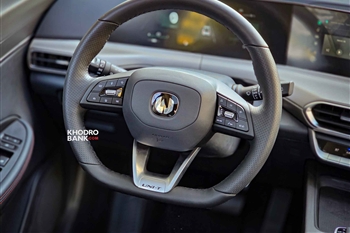 عکس از طراحی فرمان در خودرو چانگان یونی تی