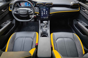 تصویر کلی از فضای داخل کابین سدان اسپرت لاماری اکو