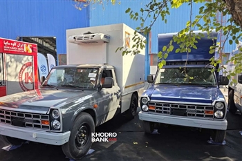 نمای جلو نیسان وانت اکستند