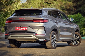 نمای سه رخ ماشین بی وای دی سانگ پلاس