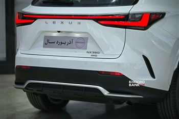 تصویر نمای بسته از طراحی بخش عقب لکسوس NX350