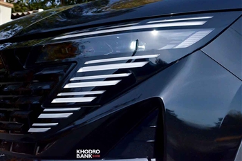 عکس از جزئیات طراحی نمای ظاهری ماشین نیسان قشقایی HONOR