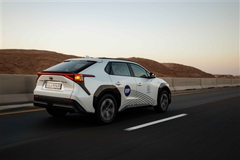 تصویر نمای خارجی از خودرو تویوتا BZ4X 