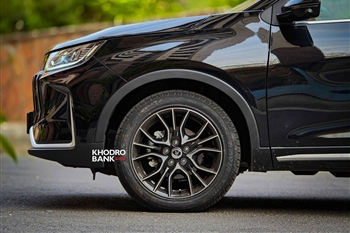 عکس از جزئیات طراحی ظاهری تیسان S05 با توجه ویژه به رینگ آلومینیومی اسپرت