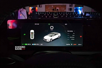 تصویر از جزئیات طراحی و امکانات داخل کابین وویا پشن