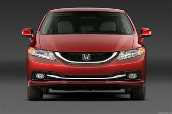 تصویر تمام رخ جلو هوندا سیویک 2013