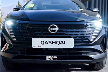 عکس از جزئیات طراحی نمای جلو ماشین نیسان قشقایی HONOR