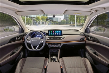 تصویر نمای کلی از داخل کابین اینووی HEV