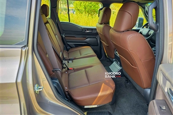 تصویر کلی از طراحی صندلی های ردیف عقب در تویوتا پرادو J250