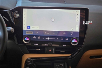 تصویر نمایشگر مرکزی لمسی در کابین لکسوس NX350h