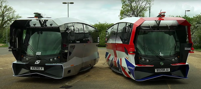 اتوبوس‌های برقی تمام خودران مدرن در انگلستان بکار گرفته شدند + فیلم
