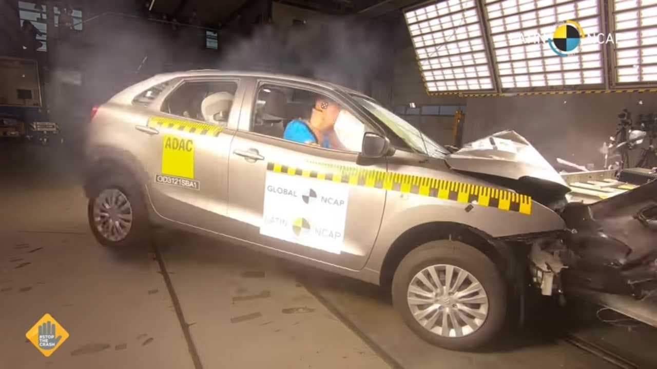 سوزوکی بالنو در تست تصادف برنامه ارزیابی خودروهای جدید آمریکای لاتین نمره 0 ستاره گرفت! + فیلم