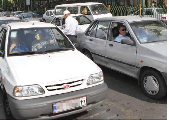 با خودروهای مسافرکش در تهران با پلاک شهرستان برخورد می شود