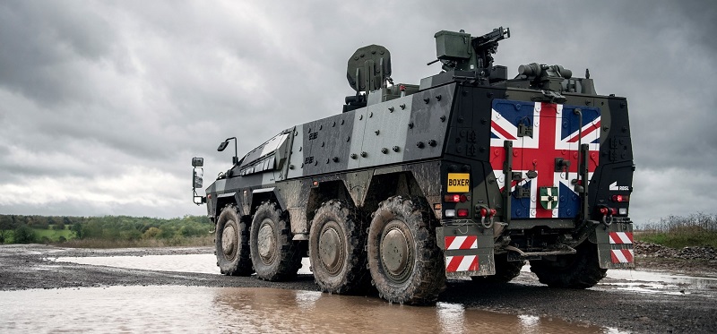 نفربر جدید ارتش انگلستان معرفی شد، باکسر زرهی 8x8 محبوب ارتش های اروپا