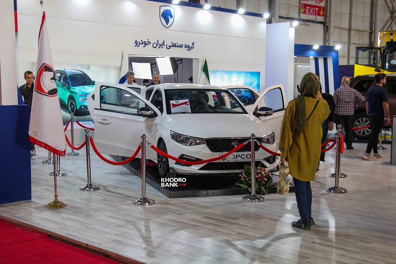گزارش تصویری از غرفه ایران خودرو در نمایشگاه خودرو مشهد + عکس