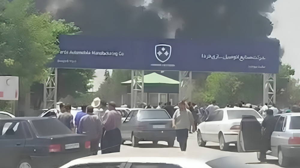 انفجار و به آتش کشیده شدن خط تولید فرداموتور در بروجرد + فیلم