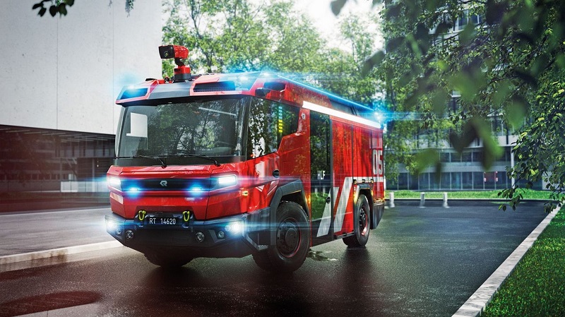 کامیون آتش‌نشانی برقی اتریشی معرفی شد، ظرفیت بالا با تکنولوژی جدید