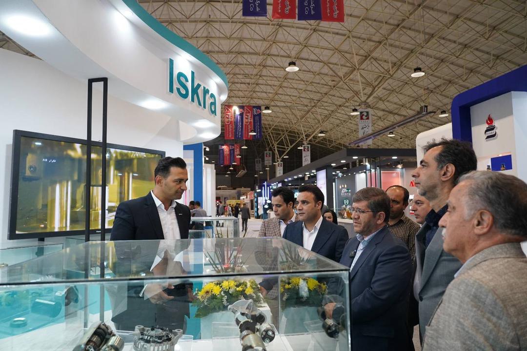 حضور ایسکرا با جدیدترین محصولات خود در نمایشگاه قطعات تبریز  