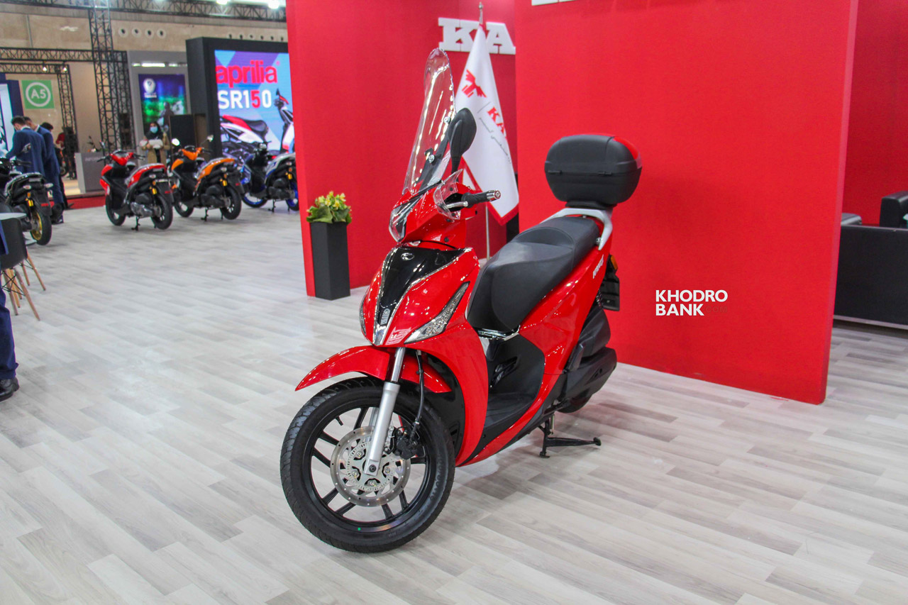 موتورسیکلت کیمکو پیپل S در بازار اسکوترهای ایران معرفی شد - نمایشگاه موتورسیکلت دیماه 1400