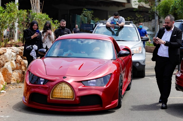 معرفی اولین خودروی عجیب تمام برقی کشور لبنان به نام طلوع قدس!