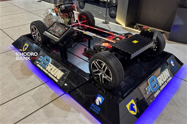 رونمایی ایران خودرو از پیشرانه هیبریدی eRUN در نمایشگاه خودرو اصفهان 1404 منبع سایت خودرو بانک