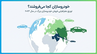 امپراتوری‌های جغرافیایی؛ کالبدشکافی دقیق فروش غول‌های خودروسازی جهان در سال 2023 منبع سایت خودرو بانک