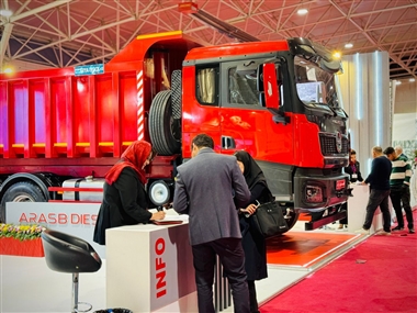 حضور آراسب دیزل در نمایشگاه تخصصی سیمان و بتن آماده شیراز منبع سایت خودرو بانک