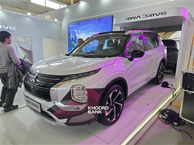 میتسوبیشی در غرفه آرین موتور در ششمین نمایشگاه خودرو تهران 1403 + عکس منبع سایت خودرو بانک