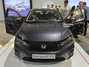 خودروهای هوندا در غرفه آذریوردسال در نمایشگاه خودرو مشهد ۱۴۰۳ + عکس منبع سایت خودرو بانک