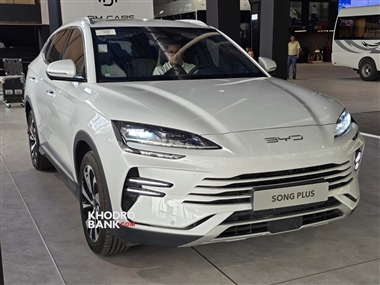 حضور بی وای دی سانگ پلاس هیبرید در نمایشگاه خودرو مشهد ۱۴۰۳ + عکس منبع سایت خودرو بانک