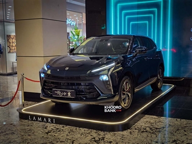 نمایش لاماری ایما هیبریدی در مجتمع تجاری اپال توسط تلاش خودرو ایرانیان منبع سایت خودرو بانک