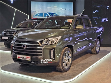 رونمایی پیکاپ موسو خان توسط خودروسازی ایلیا در ششمین نمایشگاه خودرو تهران 1403 + فیلم و عکس منبع سایت خودرو بانک