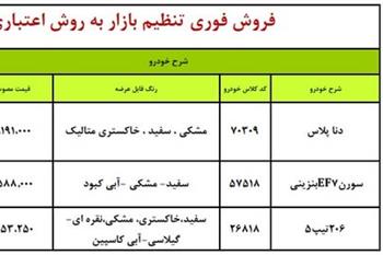 فروش اعتباری 3 محصول ایران خودرو برای 9 مردادماه + جدول - 1